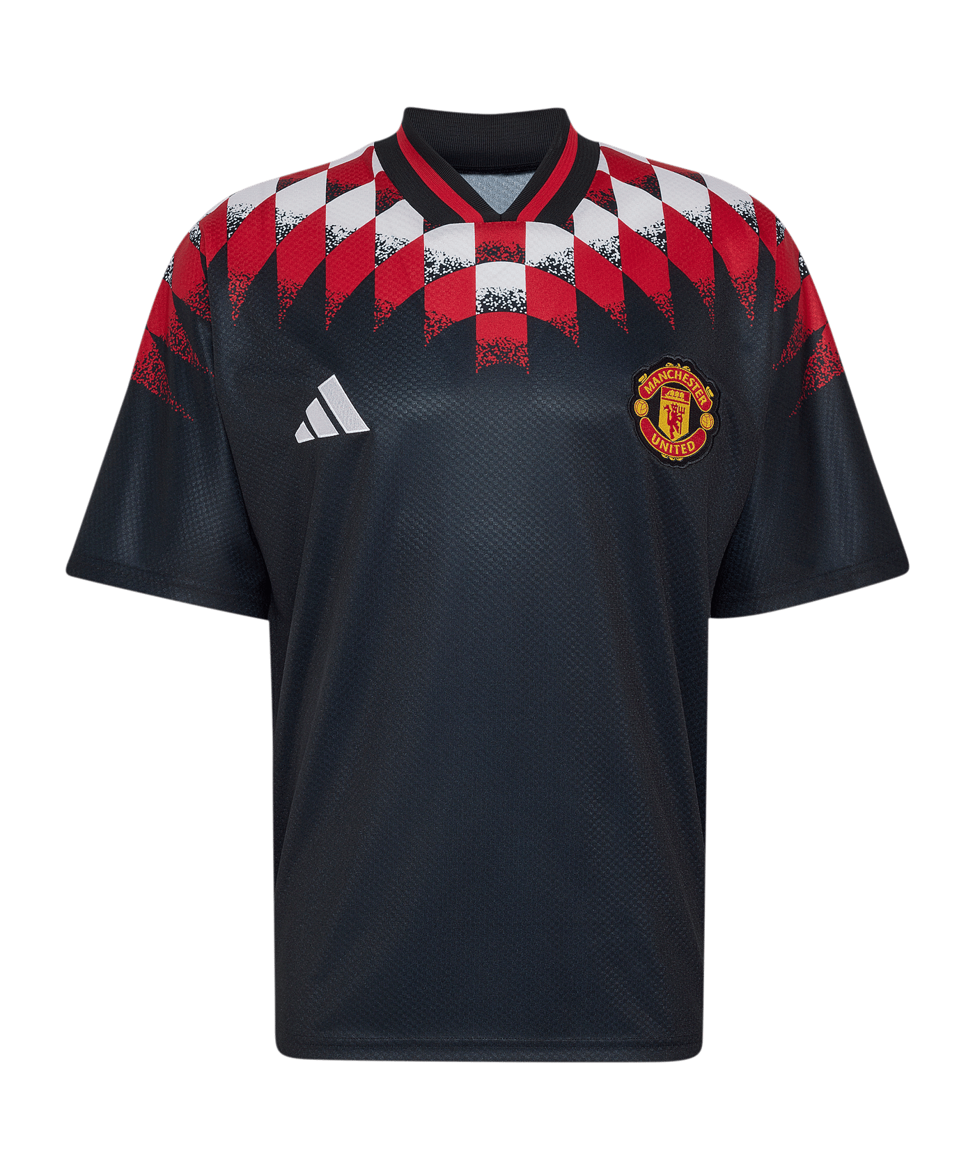 adidas Manchester United Stadium Trikot Schwarz - schwarz