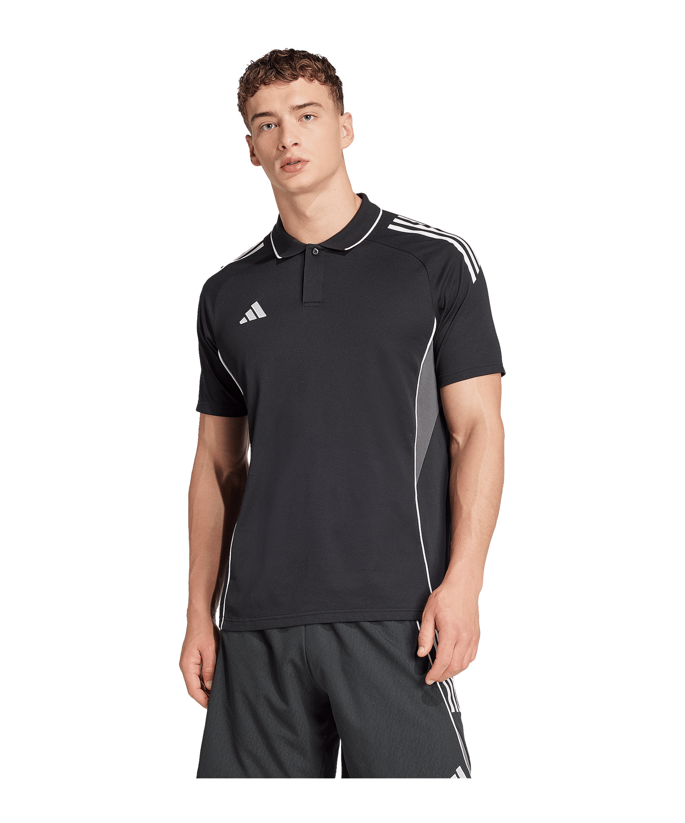 adidas Tiro 25 Competition Polo Schwarz - schwarz