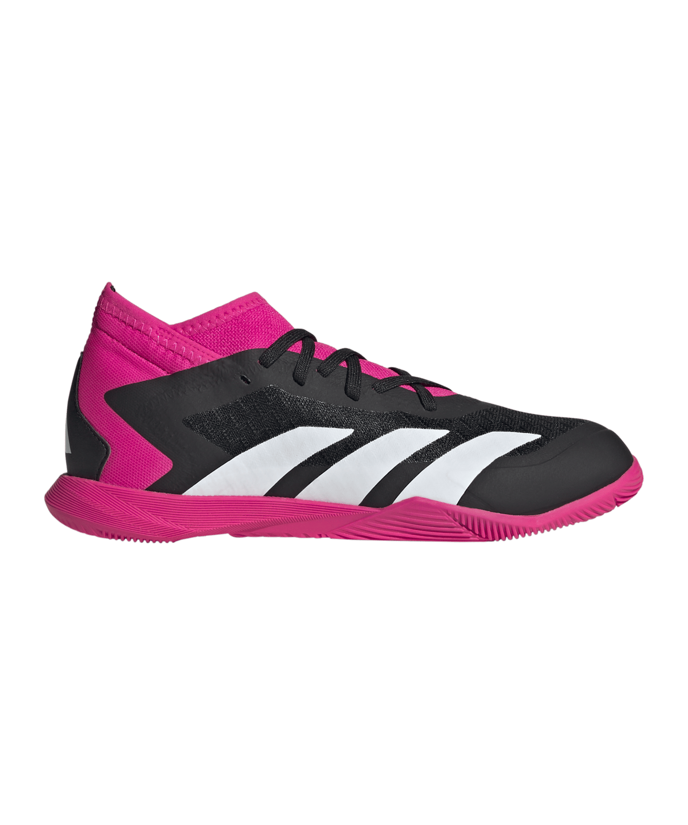 adidas Predator Accuracy.3 IN Halle Own Your Football Kids Schwarz Weiss Pink - schwarz