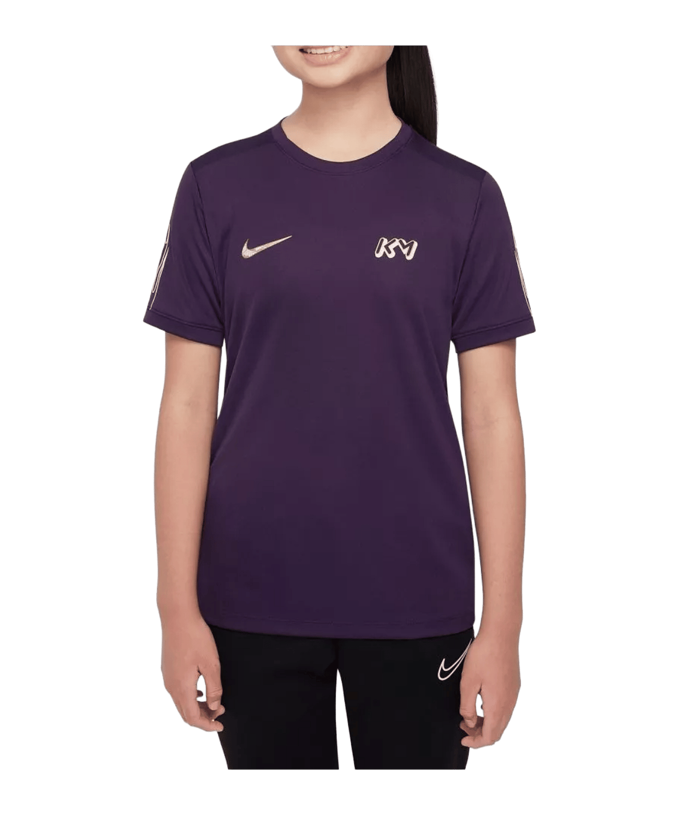 Nike Kylian Mbappe Trainingsshirt Kids Lila F585 - lila