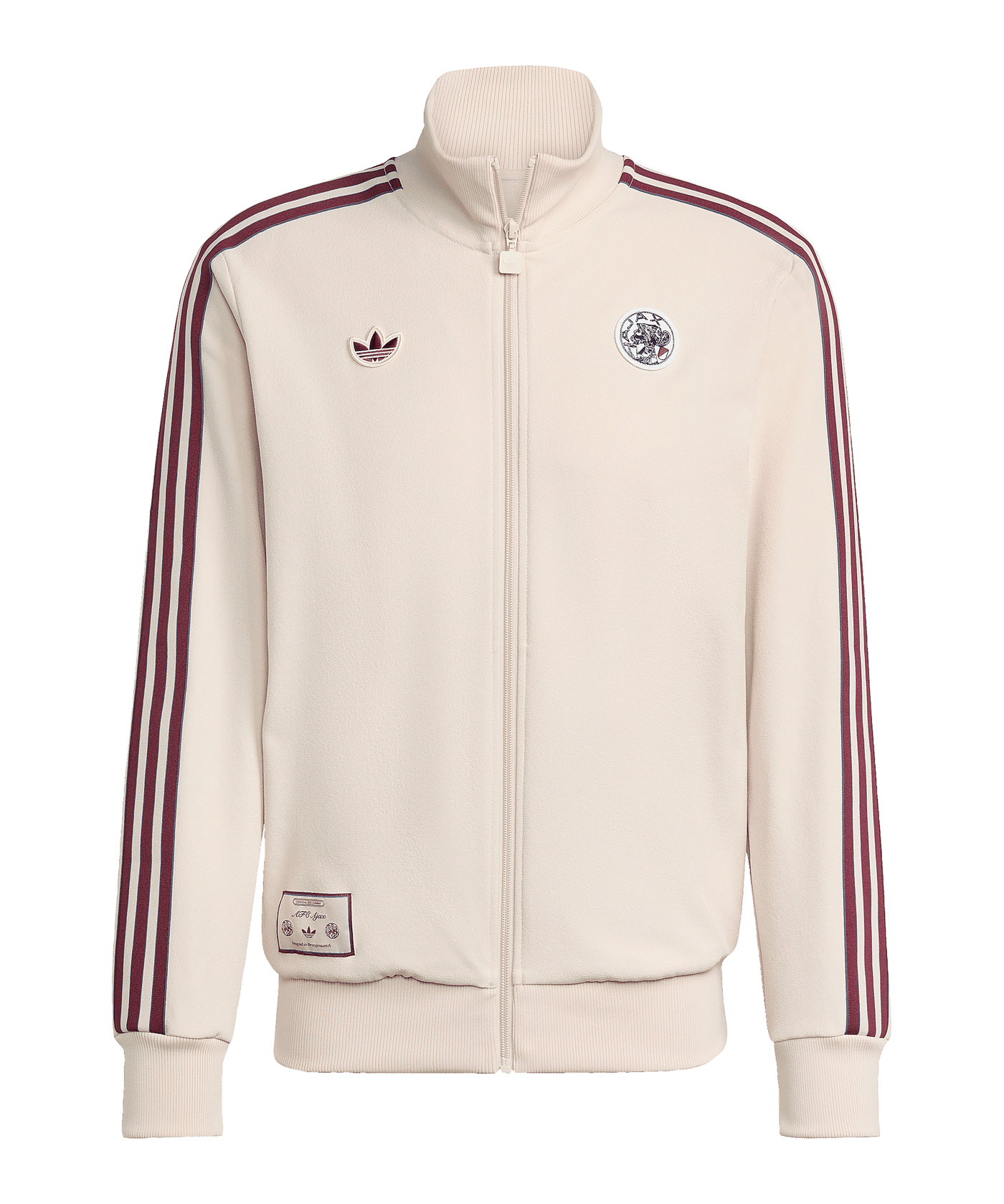 adidas Ajax Amsterdam Icon Track Sweatshirt Beige - beige
