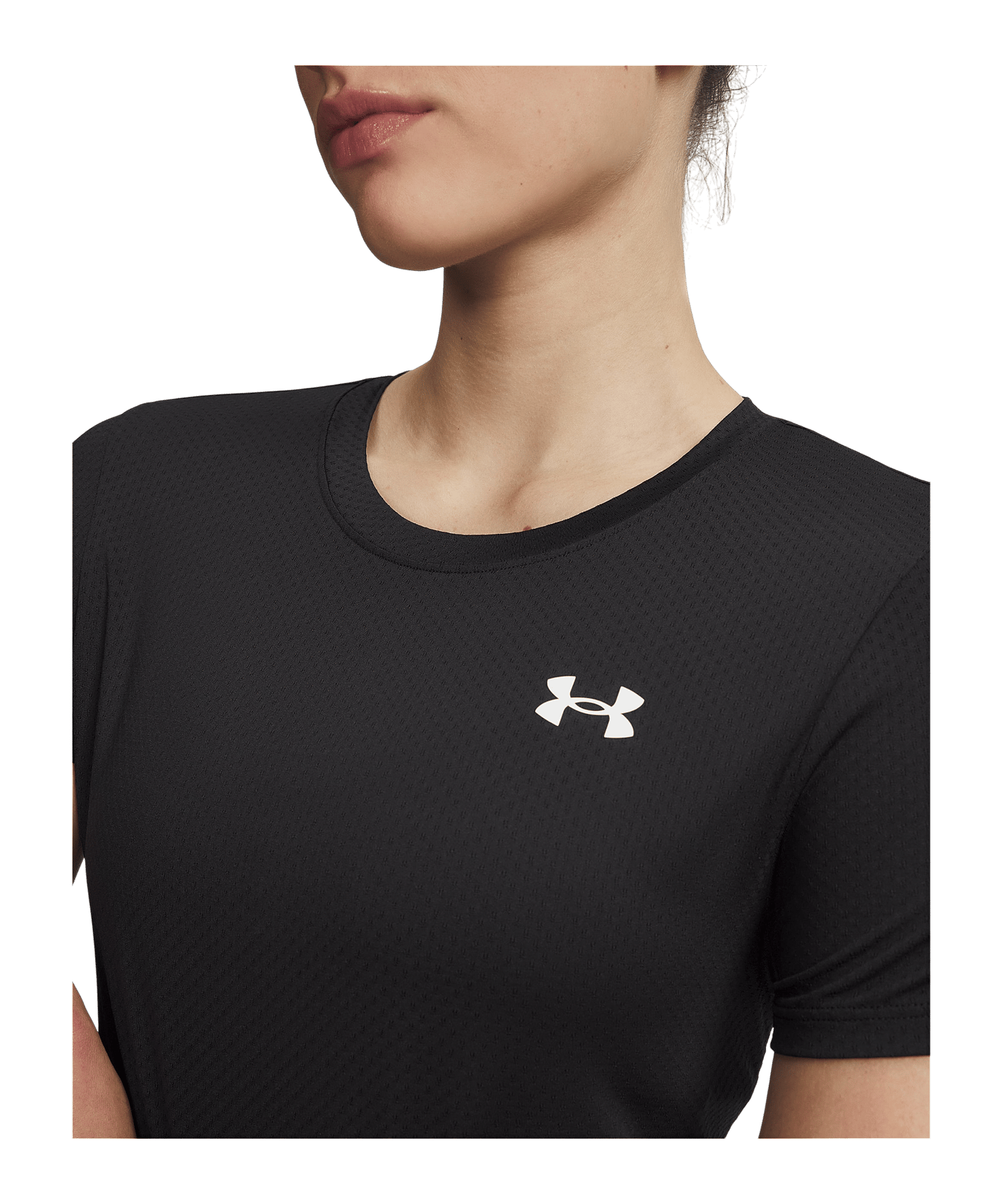 Under Armour Tech Mesh T-Shirt Damen Schwarz F001 - schwarz