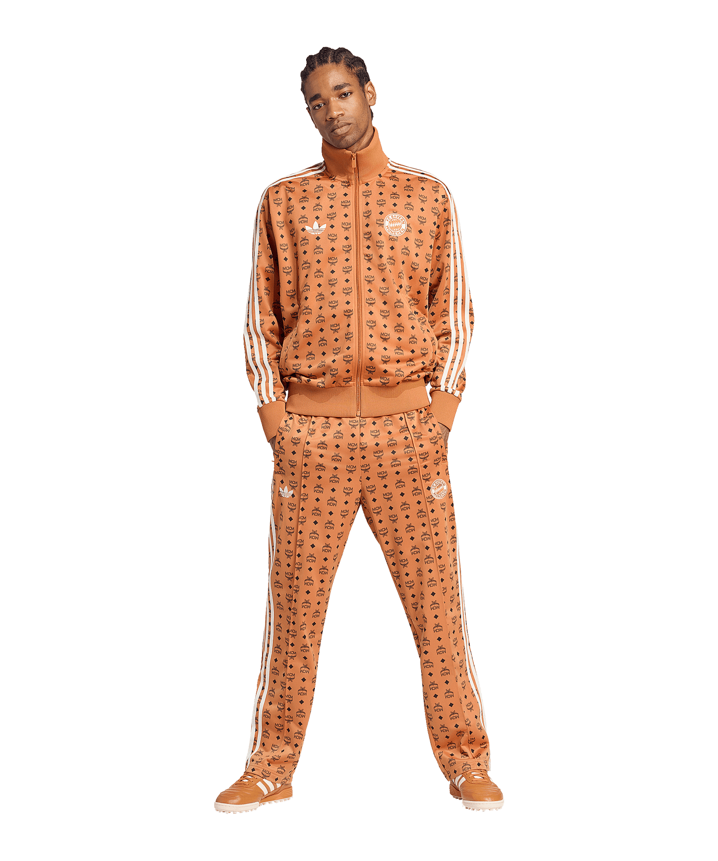 adidas FC Bayern München MCM Track Hose Braun - braun