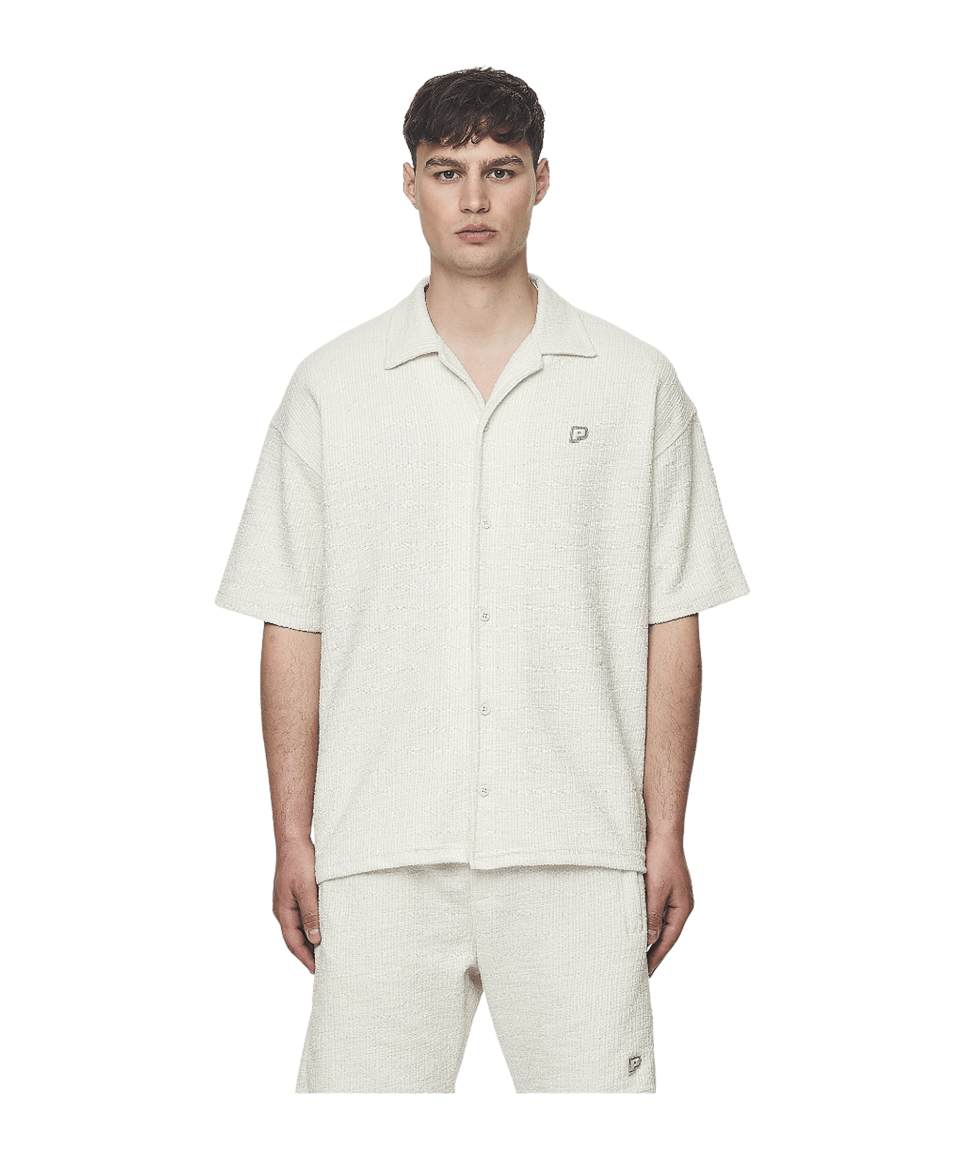 Pegador Libco Structured Knit T-Shirt Beige - beige