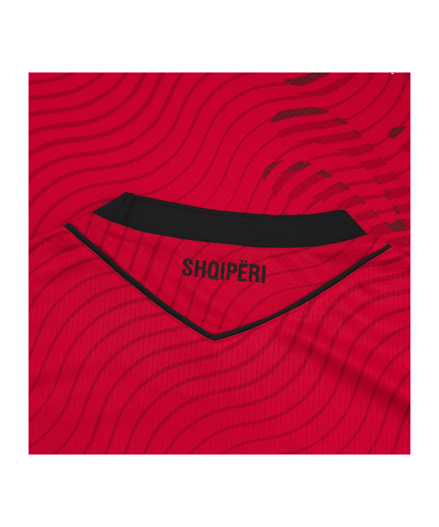 Macron FSHF Albanien Authentic Trikot Home WM 2026 Rot - rot