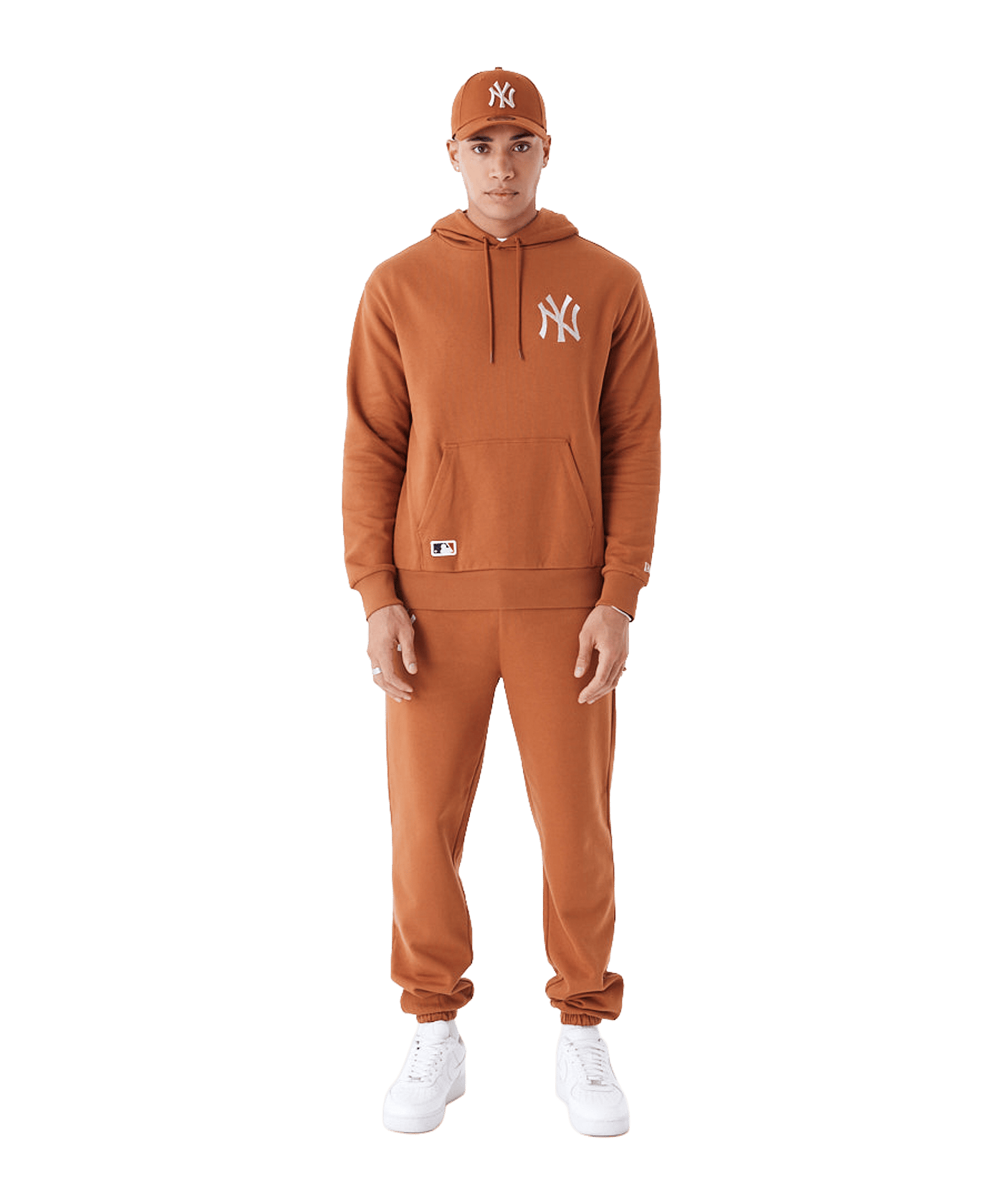 New Era New York Yankees MLB League Essentials Oversized Hoody Braun - braun