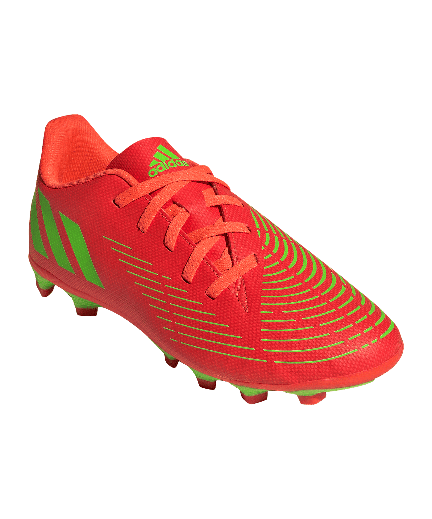 adidas Predator EDGE.4 FxG Kids Rot Grün - rot