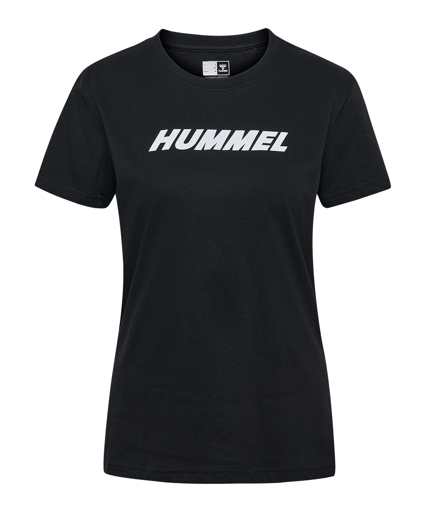 Hummel Elemental Logo T-Shirt Damen Schwarz F2001 - schwarz