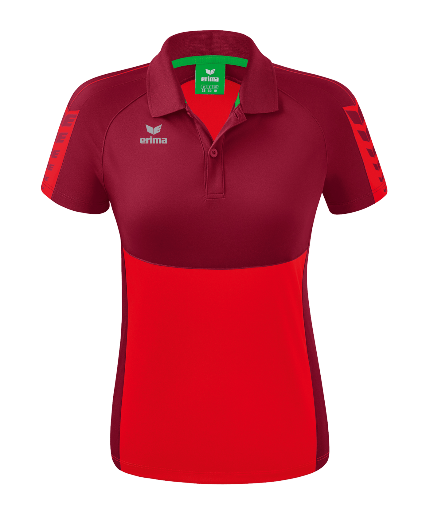 Erima Six Wings Poloshirt Damen Rot - rot