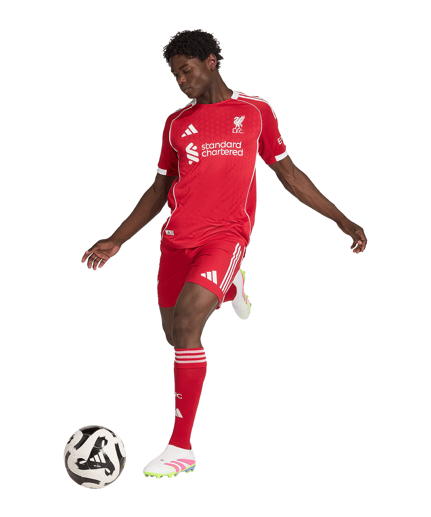adidas FC Liverpool Authentic Trikot Home 2025/2026 Rot - rot