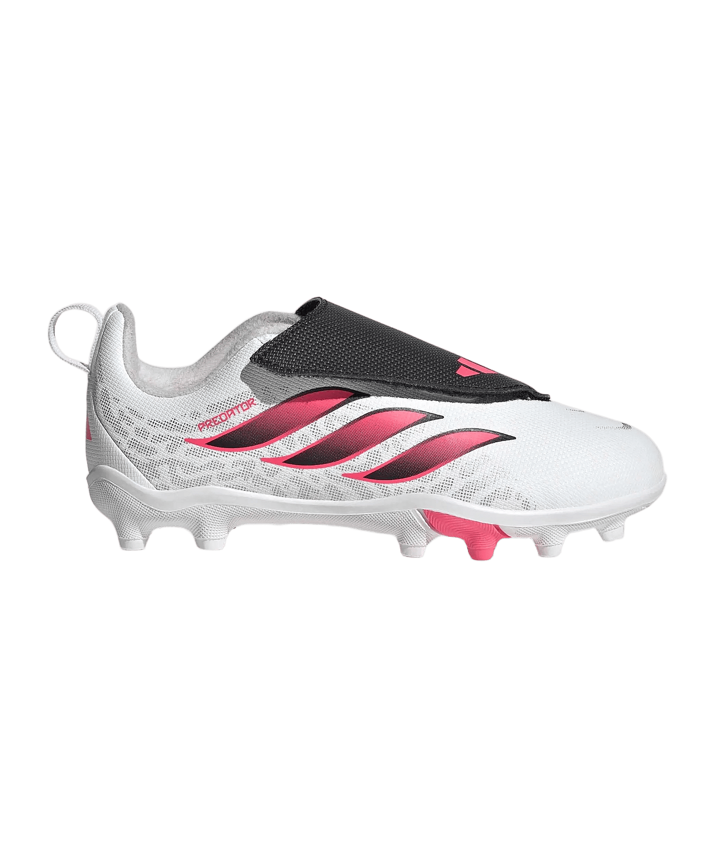 adidas Predator Club Hook and Loop FG/MG Chaos vs Weiß - weiss