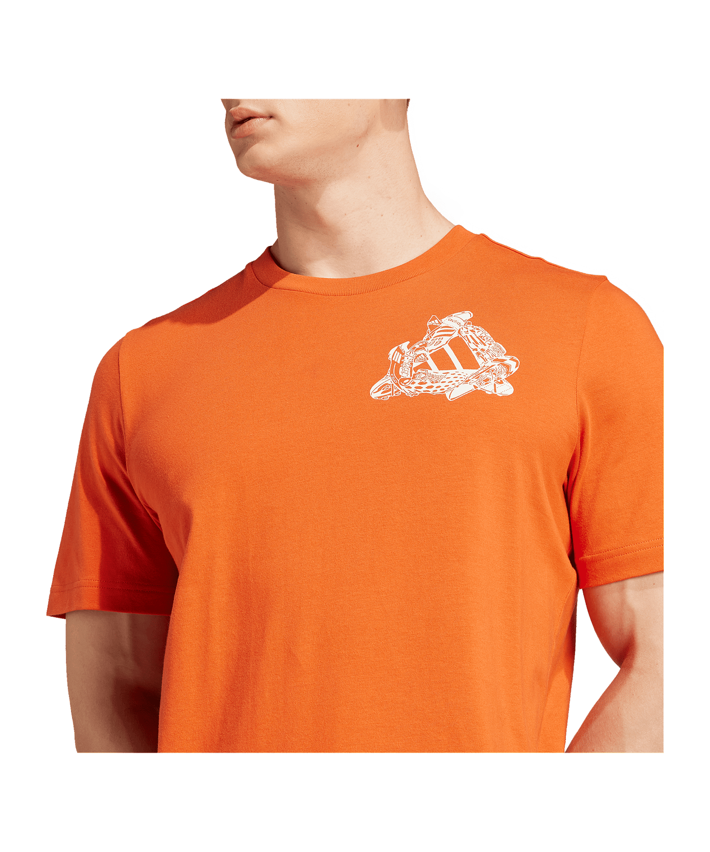 adidas Football Kicks Graphic Tee Red - rot