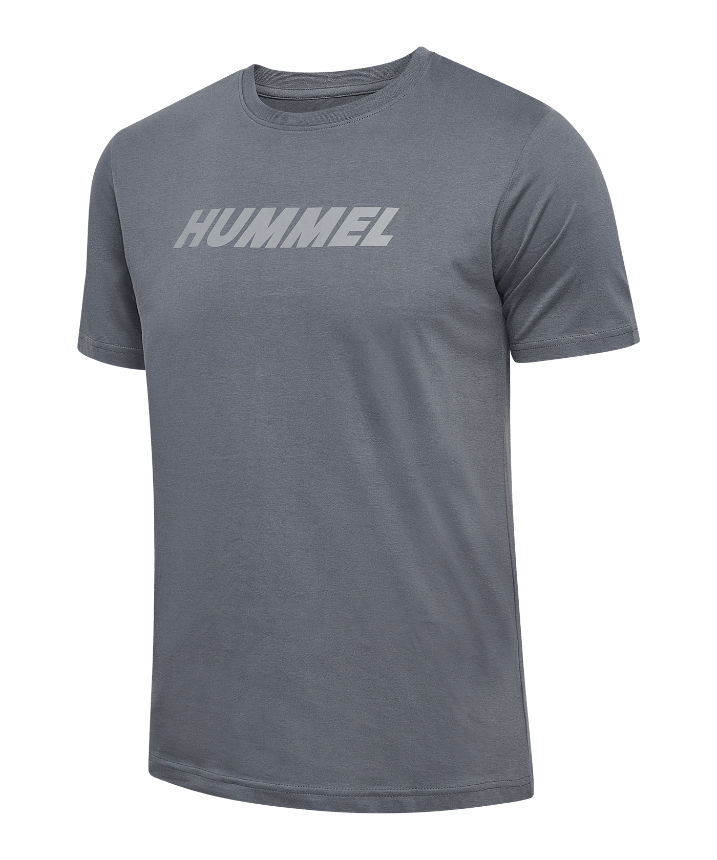 Hummel Elemental Logo Cotton T-Shirt Grau F2864 - grau