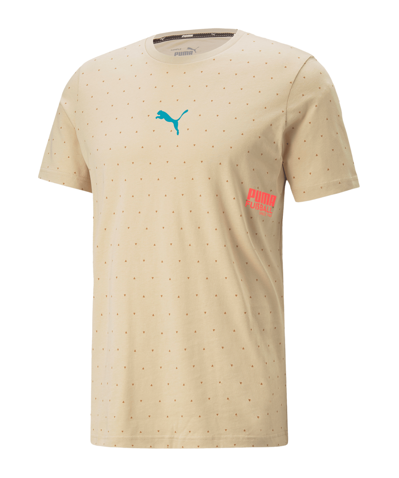 PUMA Fussball Street T-Shirt Beige F07 - beige