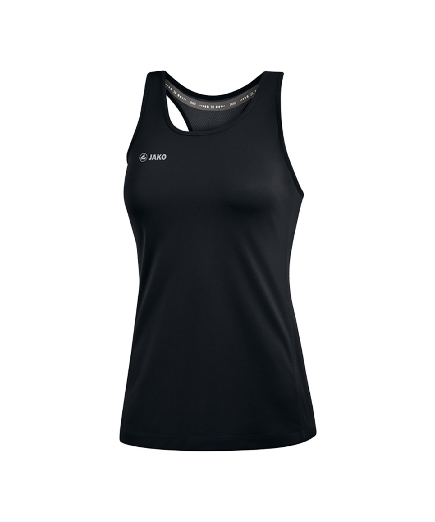 Jako Run 2.0 Tanktop Running Damen Schwarz F08 - schwarz