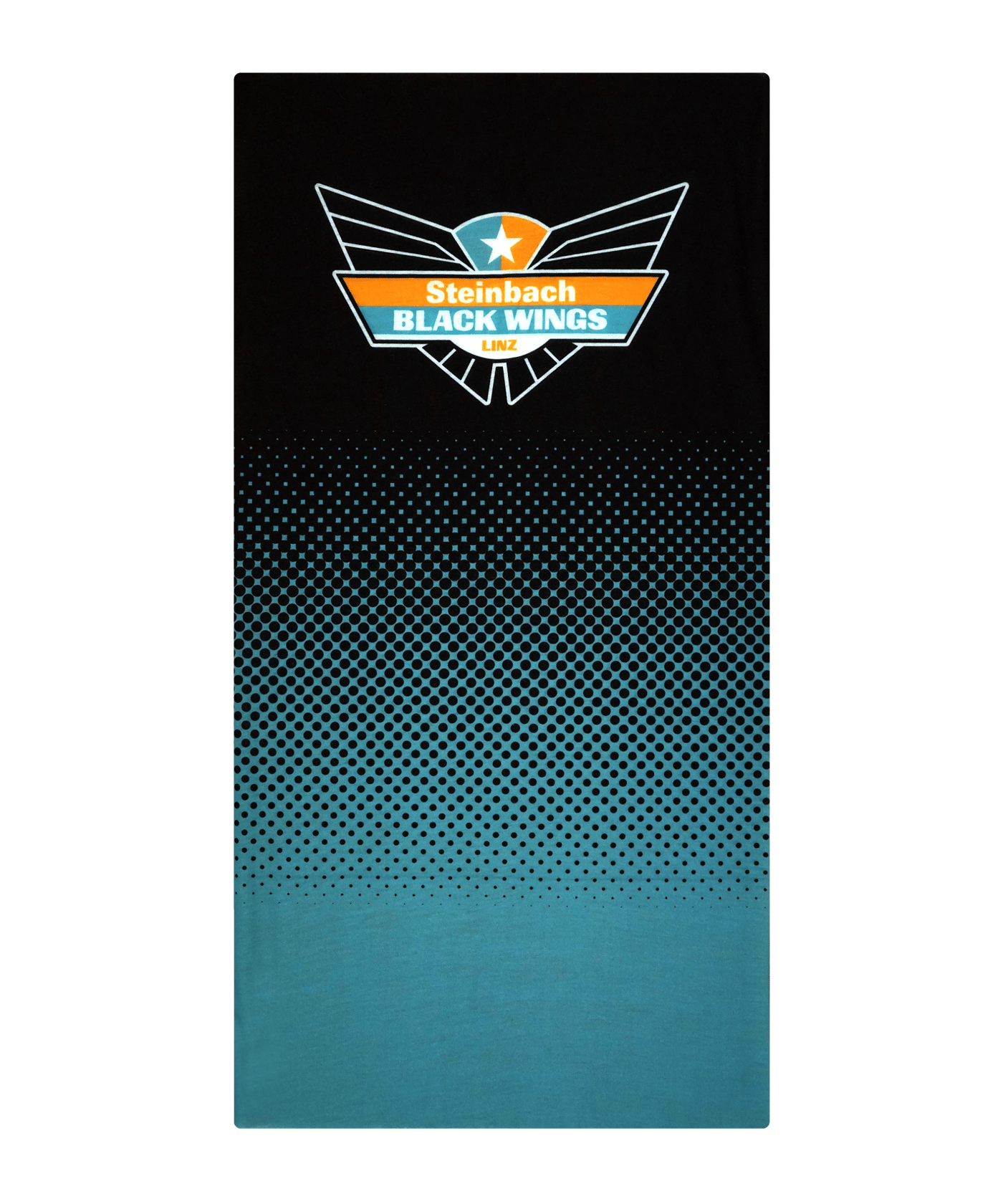 Black Wings Classic Bandana Schwarz - orange