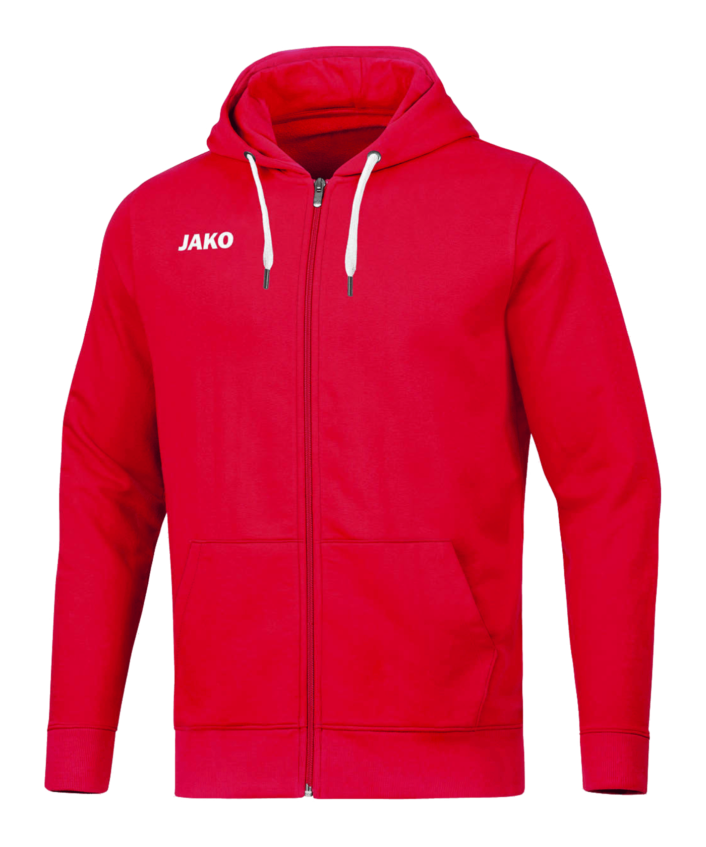 JAKO Base Kapuzenjacke Rot F01 - rot