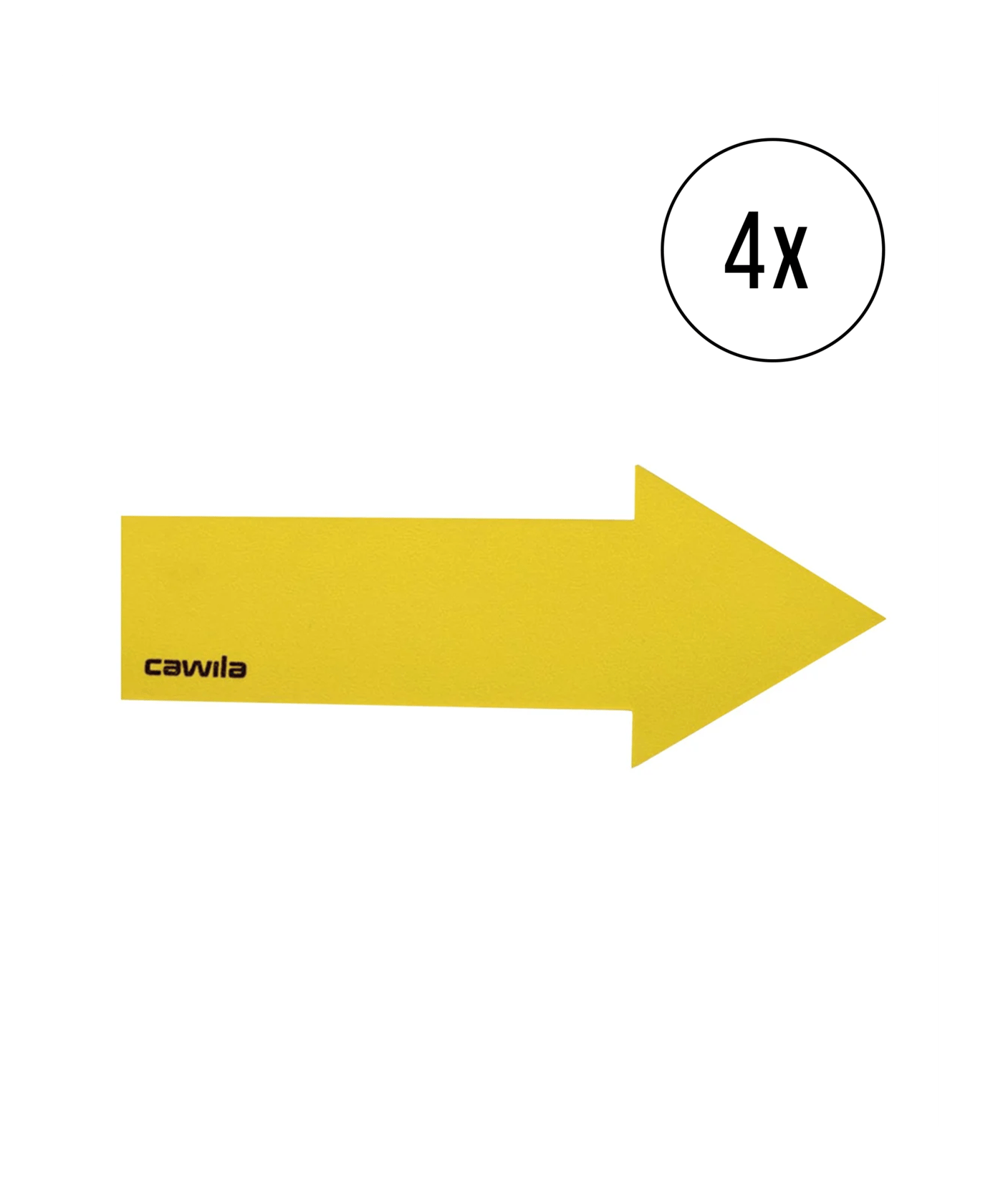Cawila Marker-System Pfeil 36x9cm 4er Set Gelb - gelb