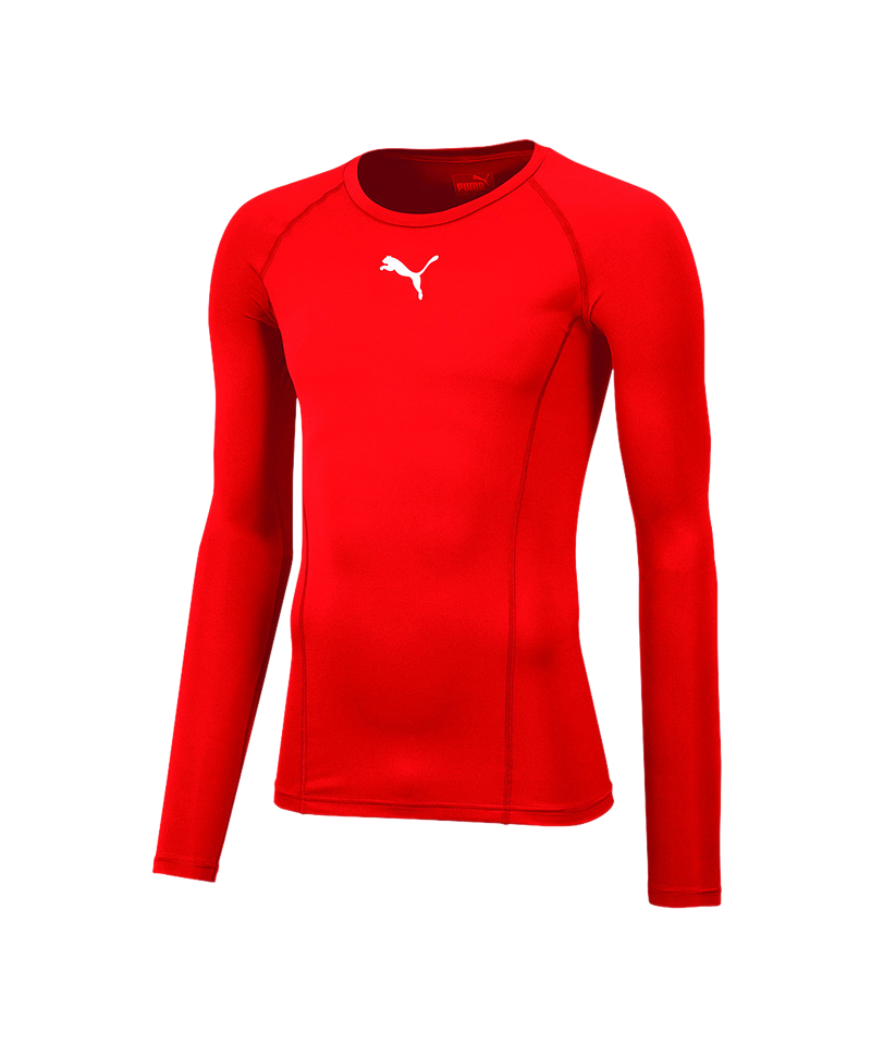 PUMA LIGA Baselayer Warm Longsleeve Kids F01 - rot