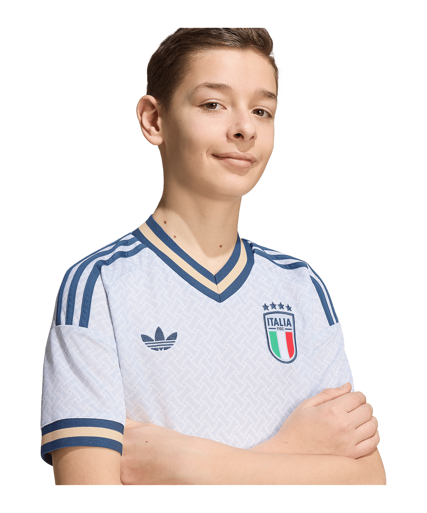 adidas FIGC Italien Trikot Away WM 2026 Kids Blau - blau