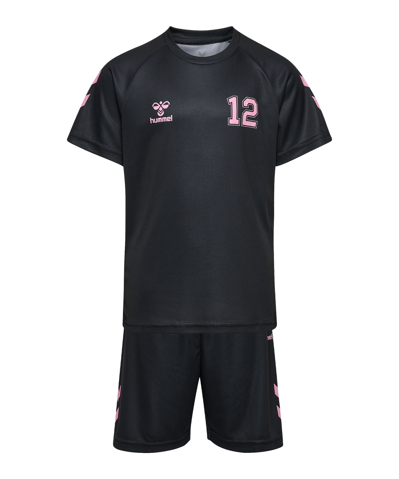 hummel Shimmer Trikot Set Kids Schwarz F2374 - schwarz