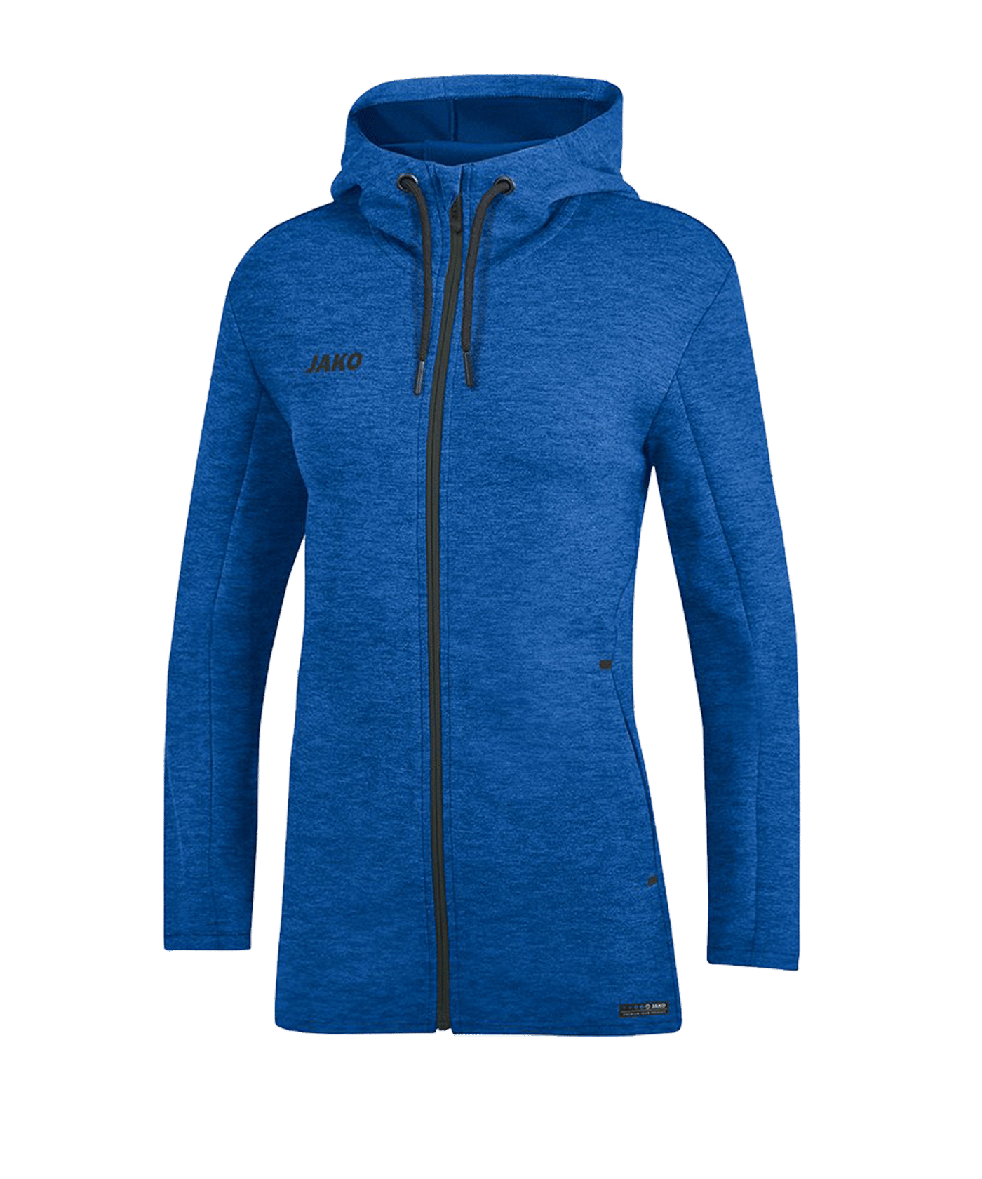 Jako Premium Basic Kapuzenjacke Damen Blau F04 - blau