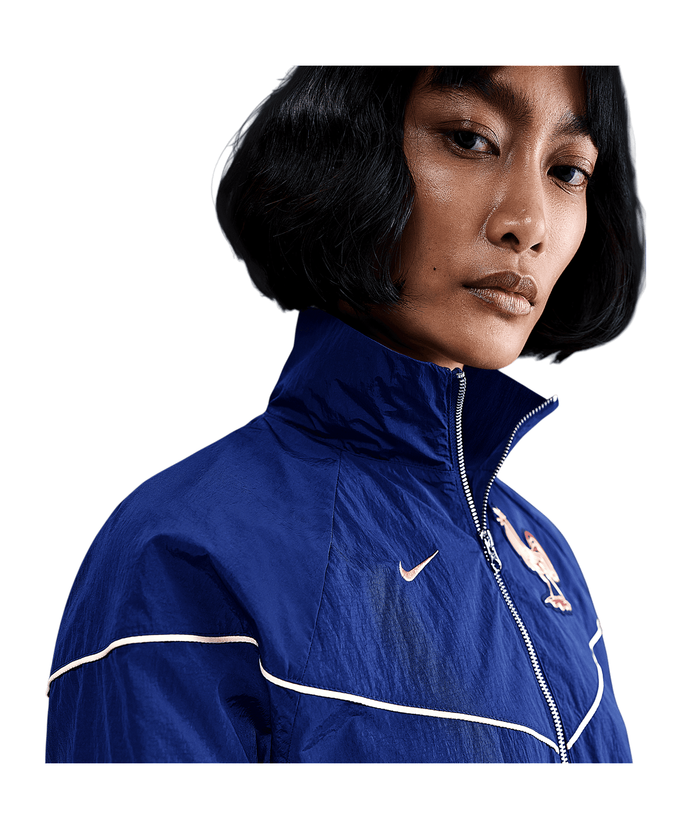 Nike France Woven Jacke Damen Blau F492 - blau