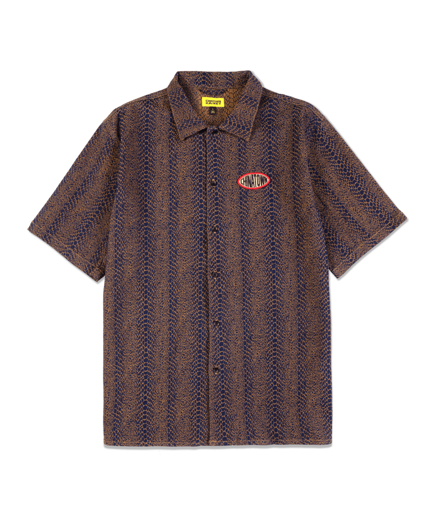 Market Snakeskin Hemd Rot - rot