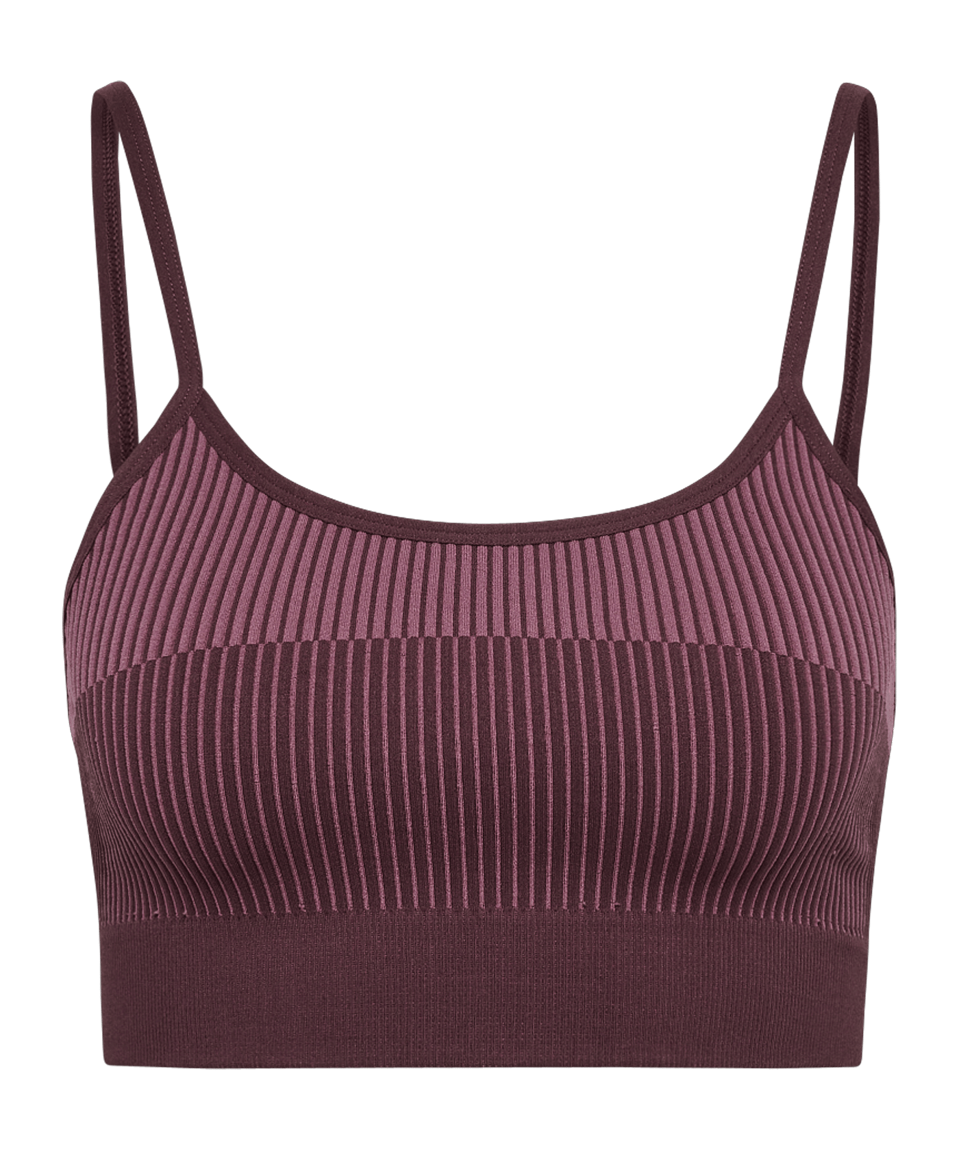 Hummel Yoga Seamless Low Support Sport-BH Damen Braun F8016 - braun