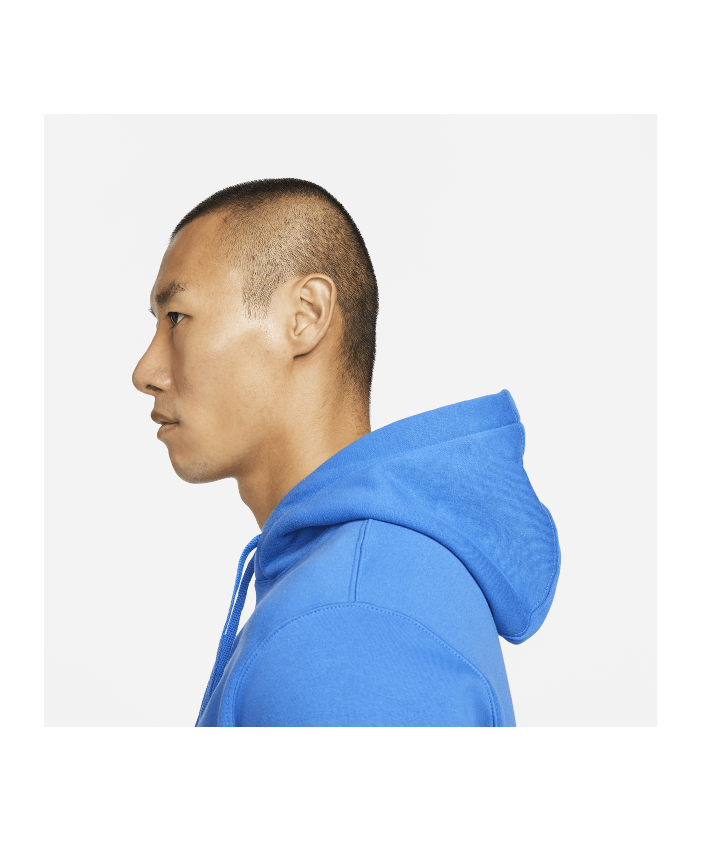 Nike Club Fleece Hoody Blau Weiss F403 - blau