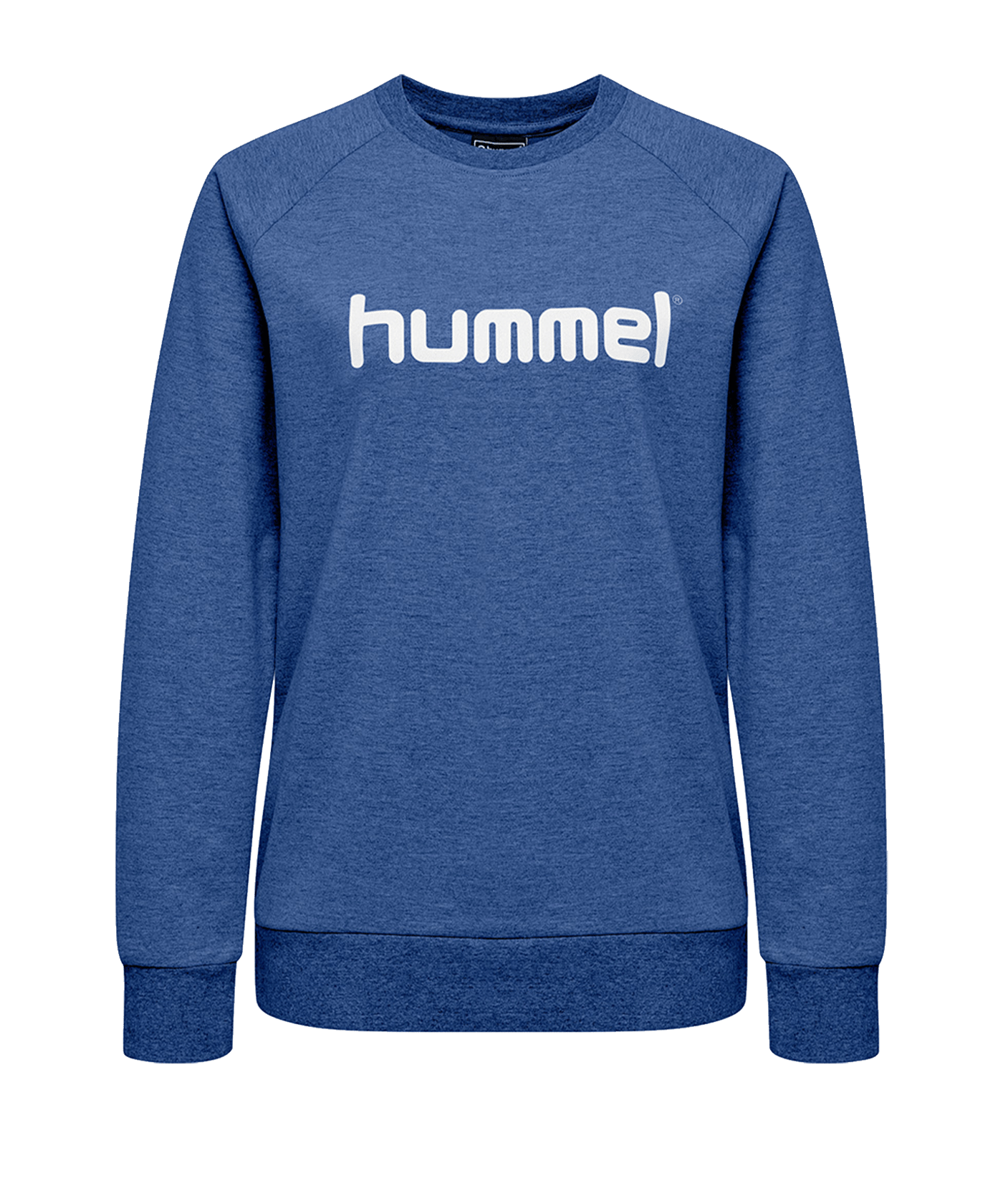 Hummel Cotton Logo Sweatshirt Damen Blau F7045 - blau