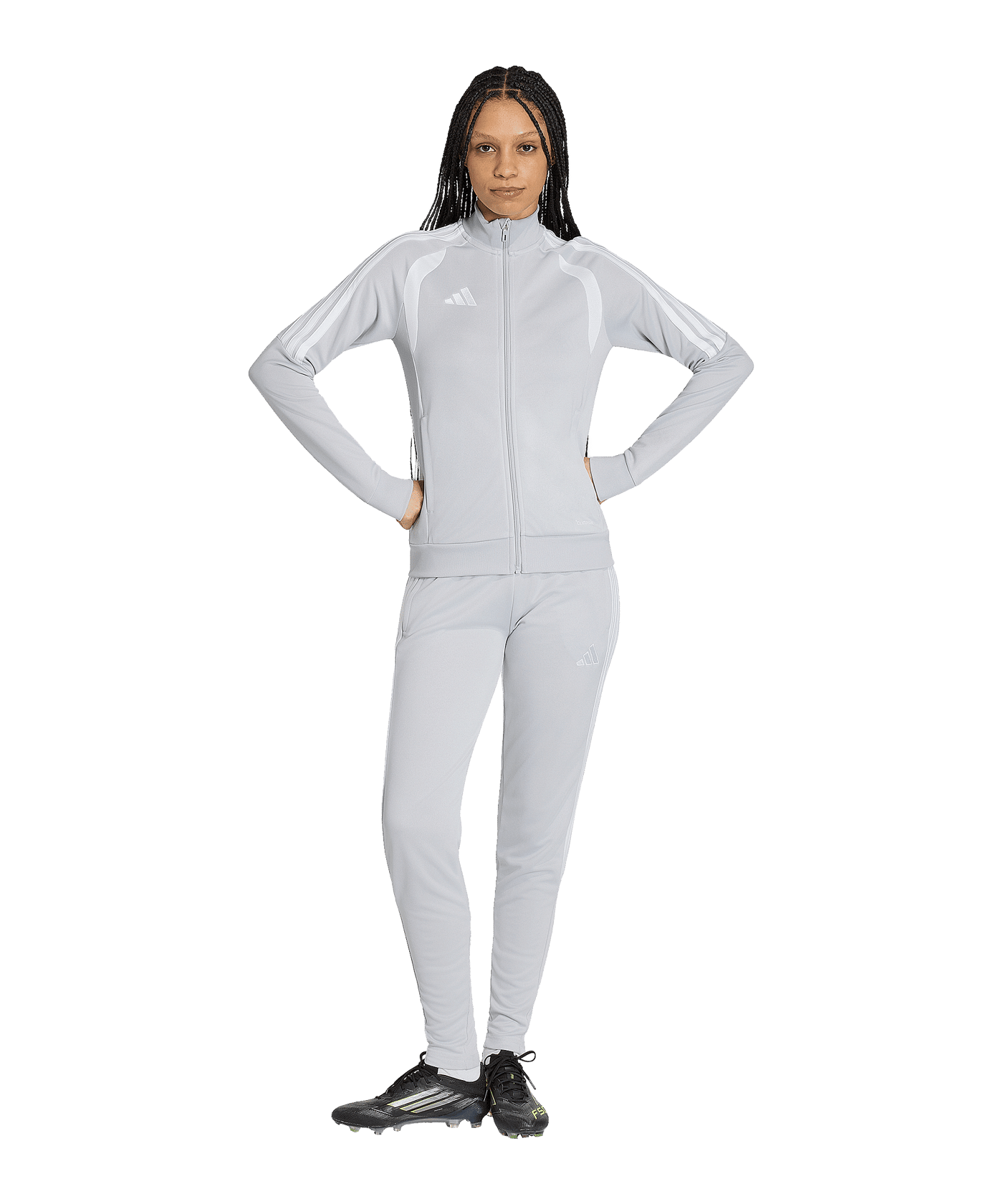 adidas Tiro26L Trainingsjacke Damen Grau - grau