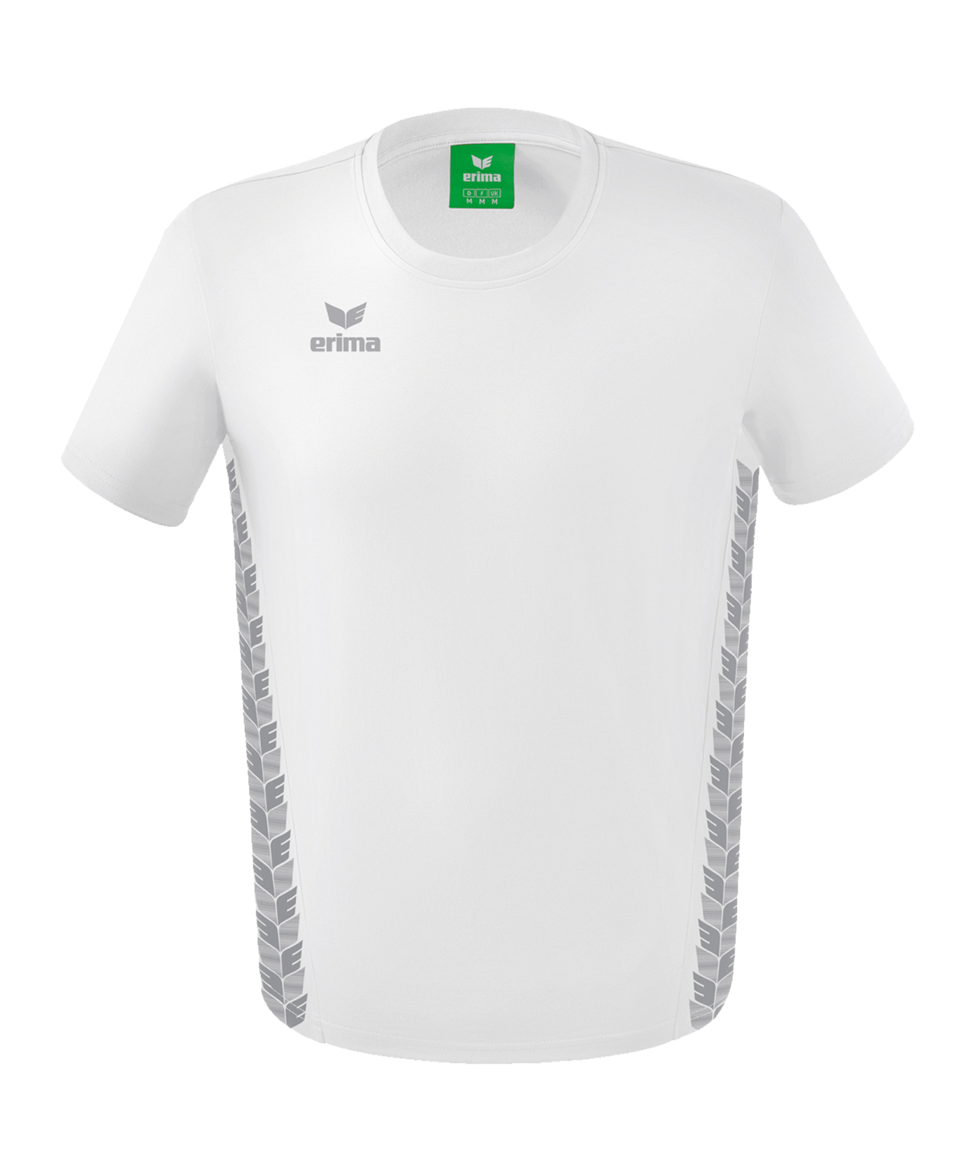 Erima Team Essential T-Shirt Weiss Grau - weiss