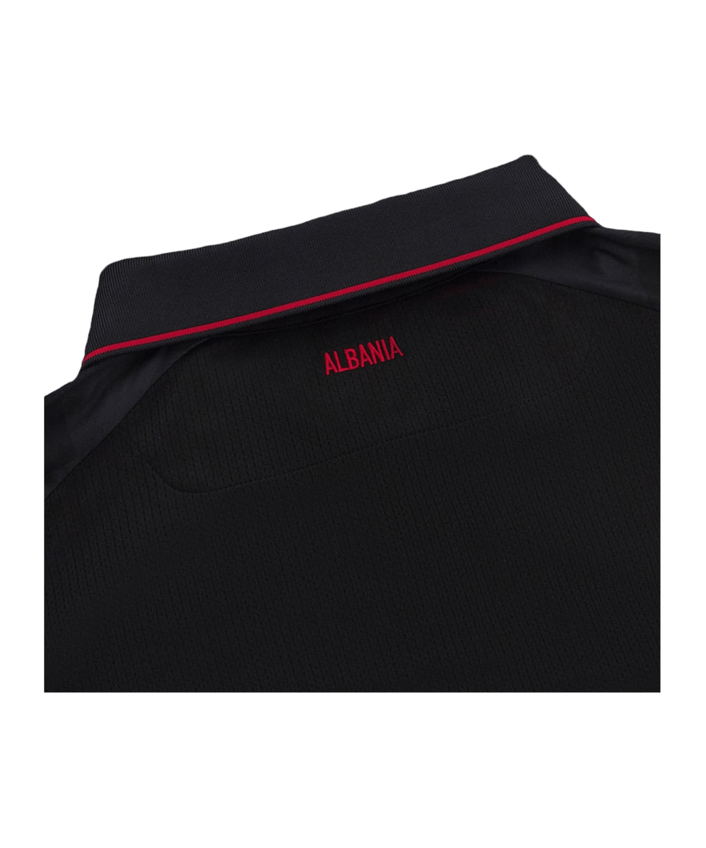 Macron Albanien Trikot 3rd EM 2024 Kids Schwarz - schwarz