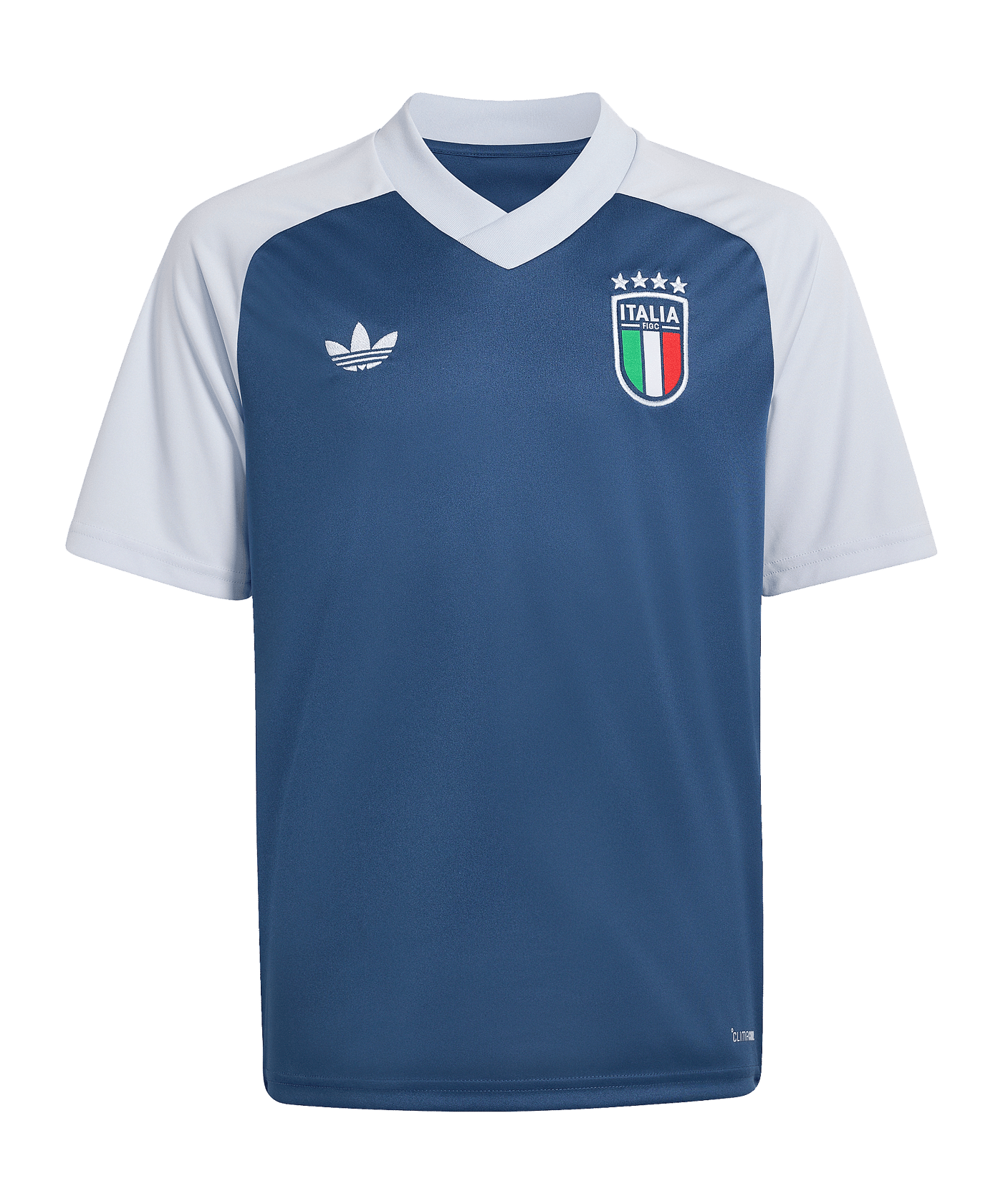 adidas FIGC Italien Prematch Trikot Away WM 2026 Kids Blau - blau