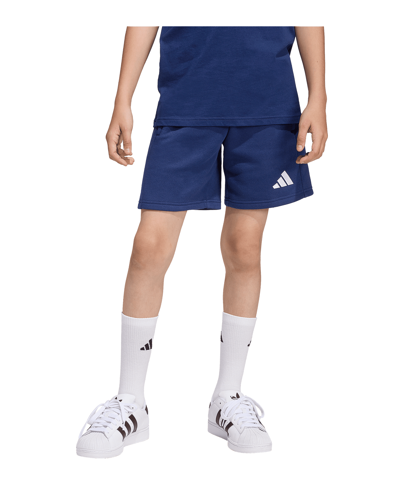 adidas Entrada 26 Short Kids Dunkelblau - blau