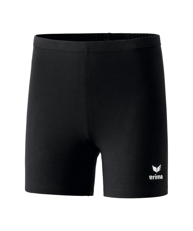 Erima Short Verona Tight Damen Schwarz - schwarz