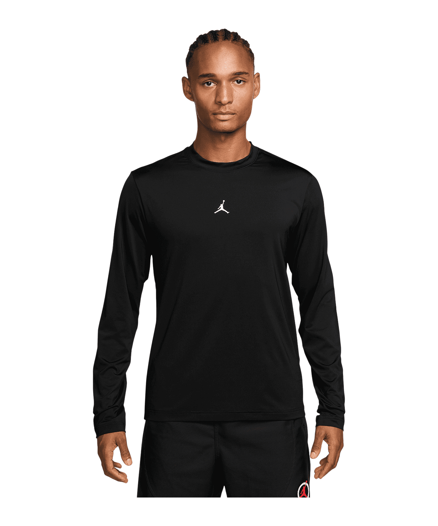 Jordan Sport Essential Longsleeve T-Shirt Schwarz F010 - schwarz