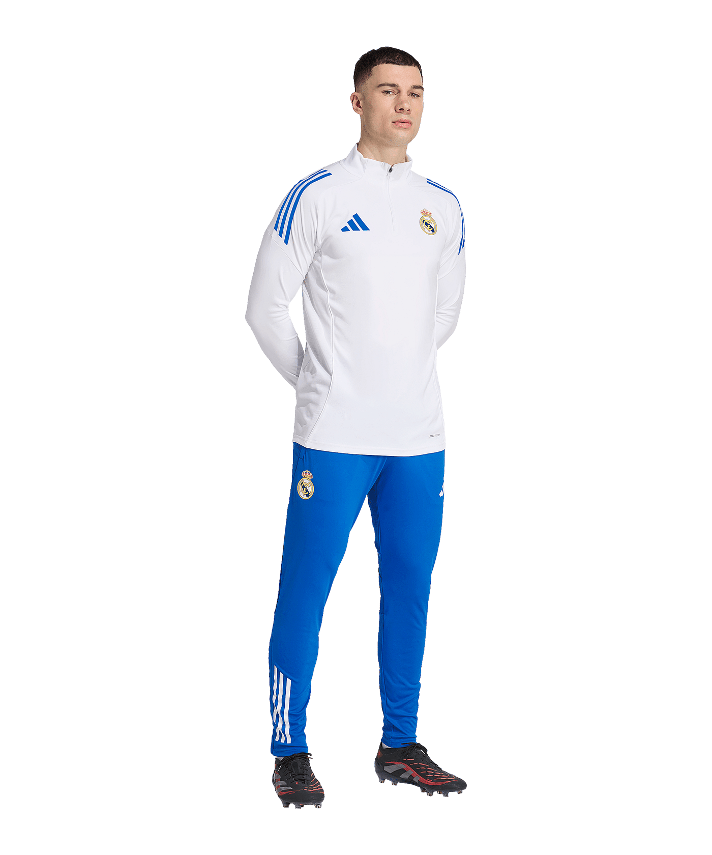adidas Real Madrid Tiro25 Competition Training Sweatshirt 2025/2026 Weiß - weiss