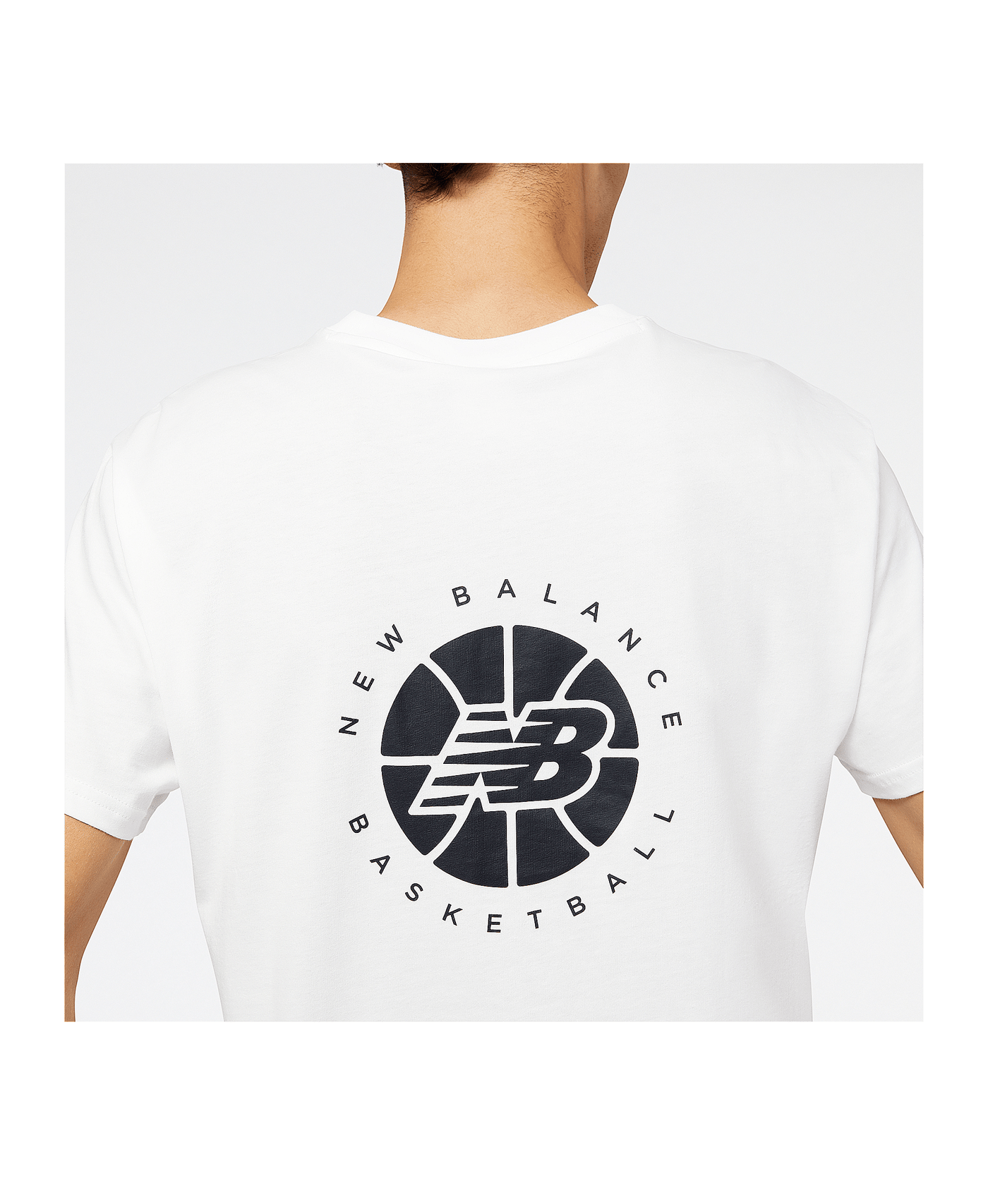 New Balance Essentials Hoops T-Shirt Weiß - weiss