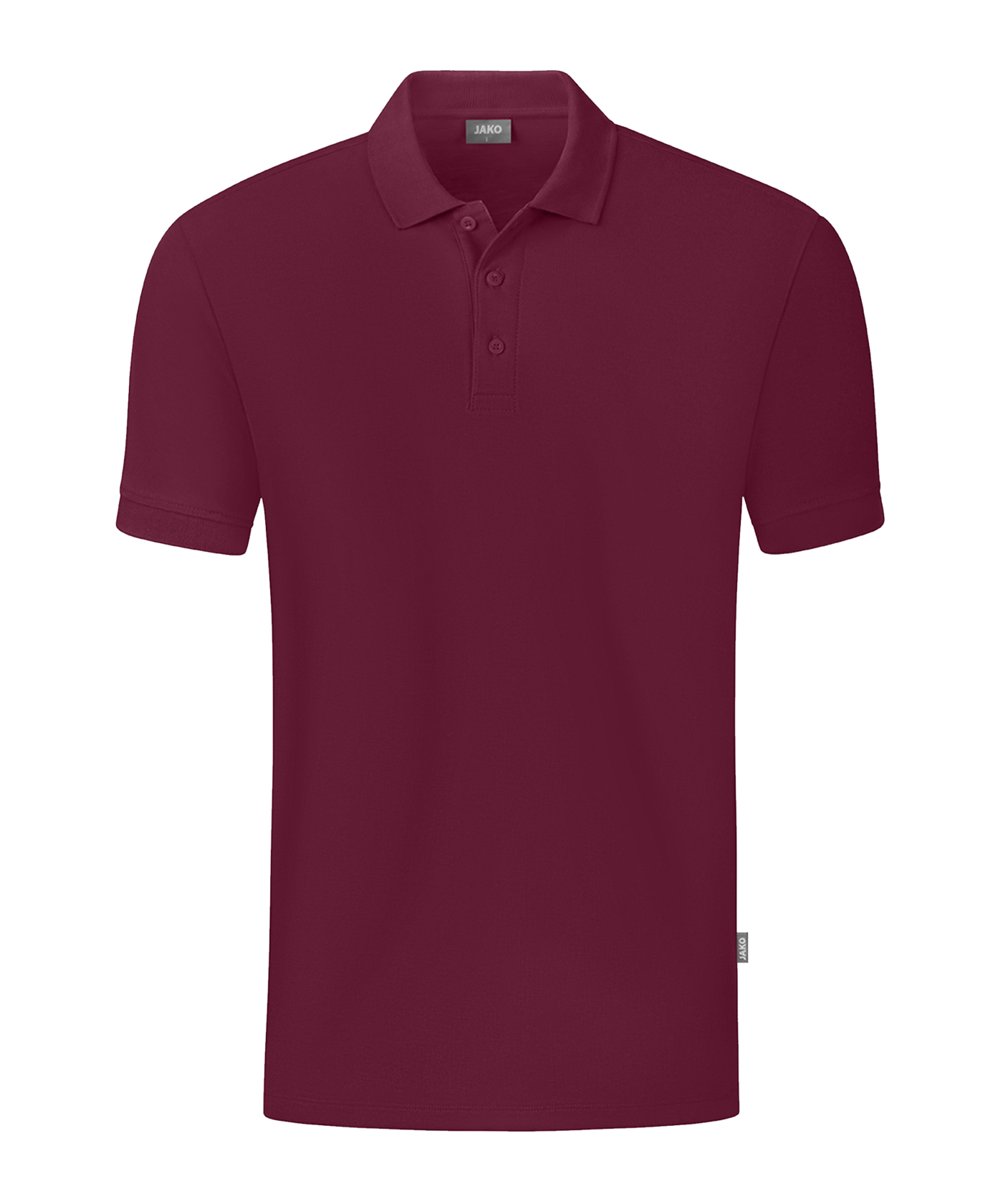 Jako Organic Polo Shirt Kids Braun F130 - rot