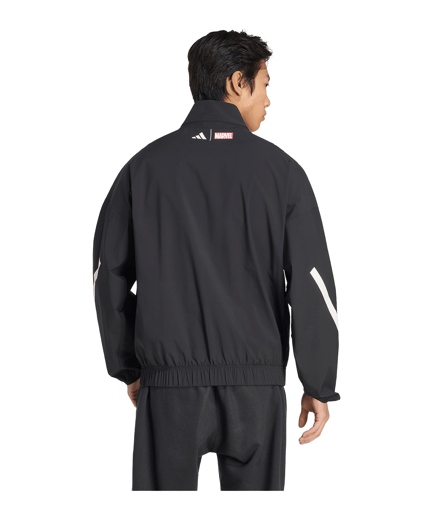 adidas Real Madrid Avengers Anthem Jacke Schwarz - schwarz
