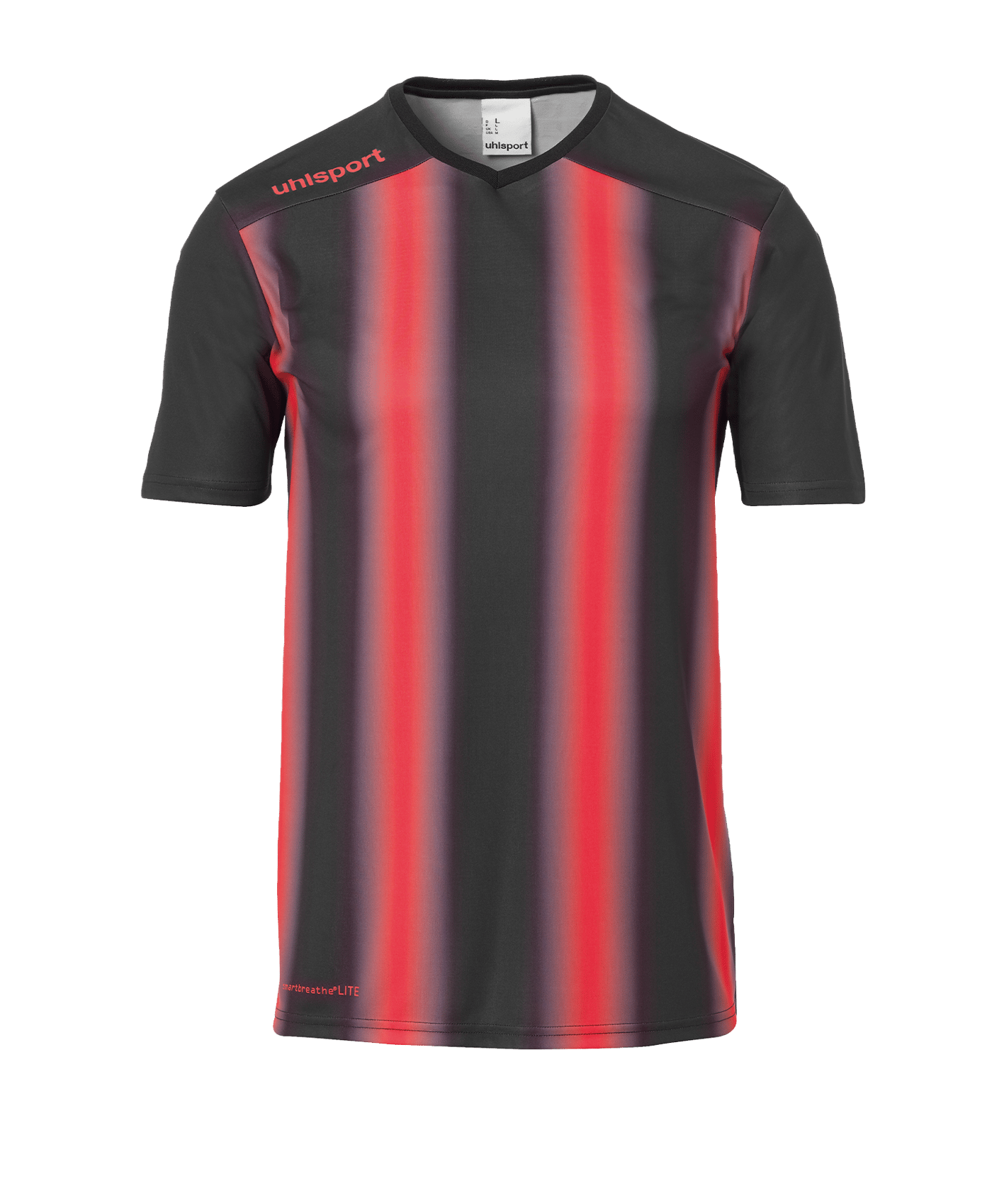 Uhlsport Stripe 2.0 Trikot kurzarm Schwarz Rot F26 - schwarz