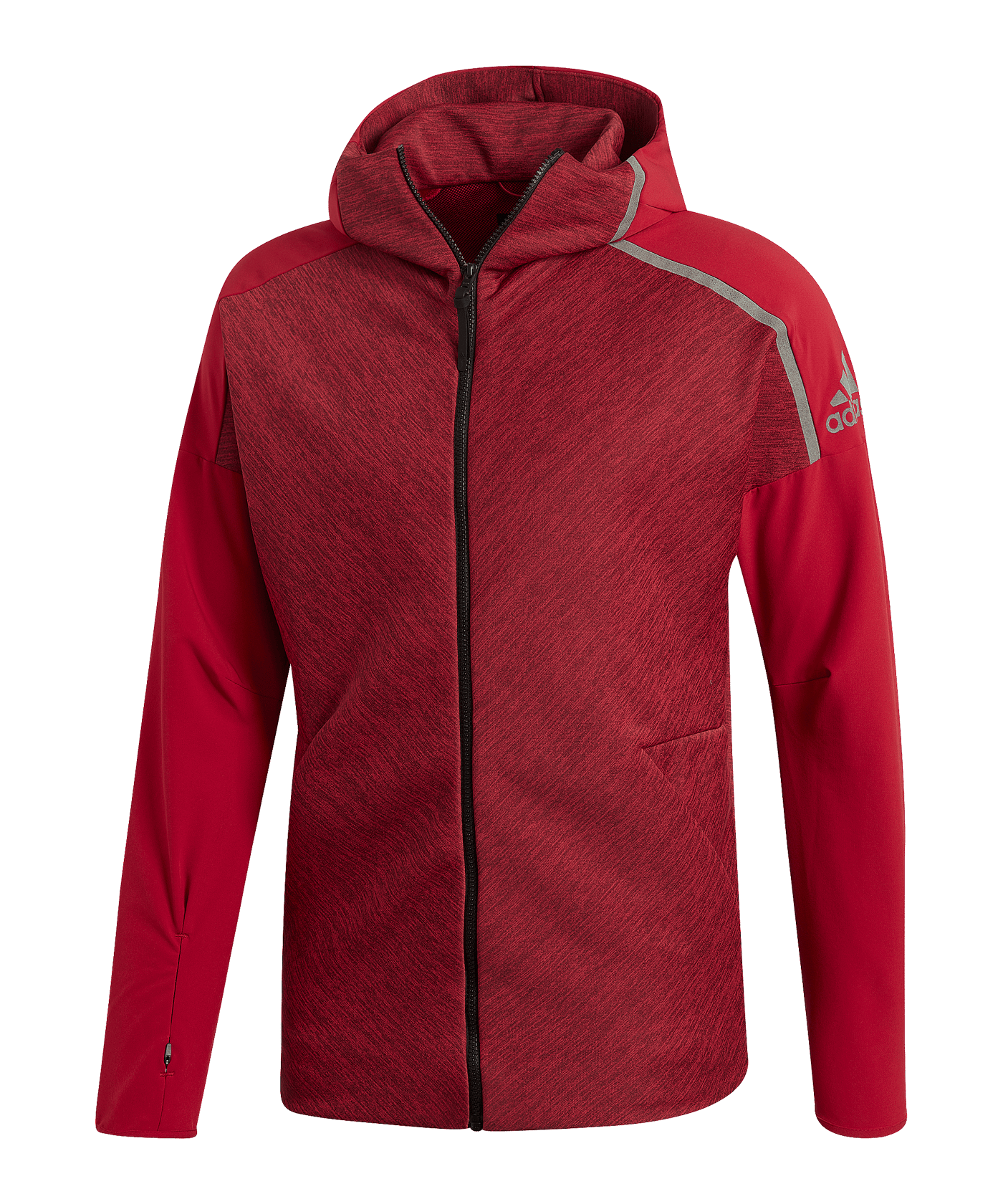 adidas Z.N.E Hybrid Kapuzenjacke Rot - rot