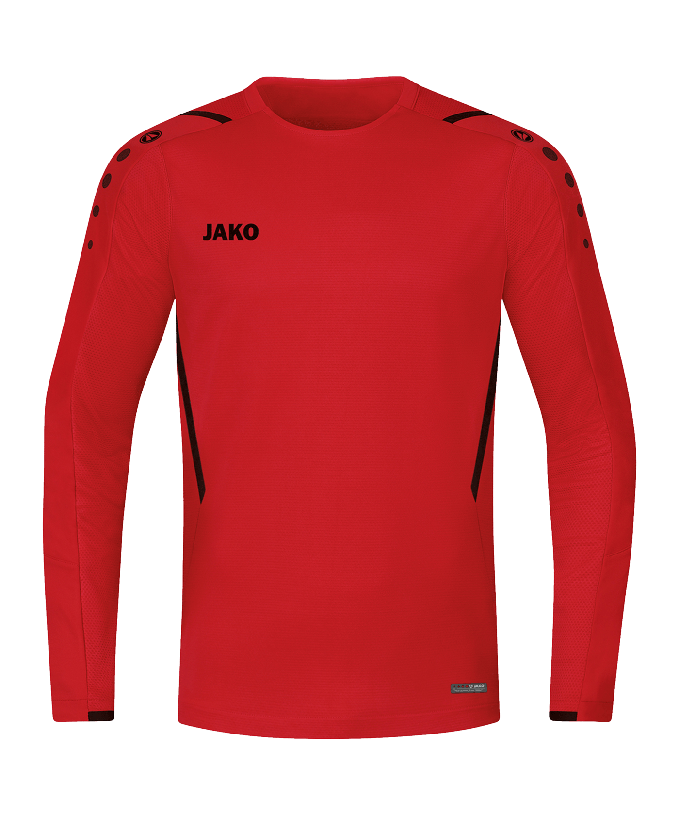 JAKO Challenge Sweatshirt Rot Schwarz F101 - rot