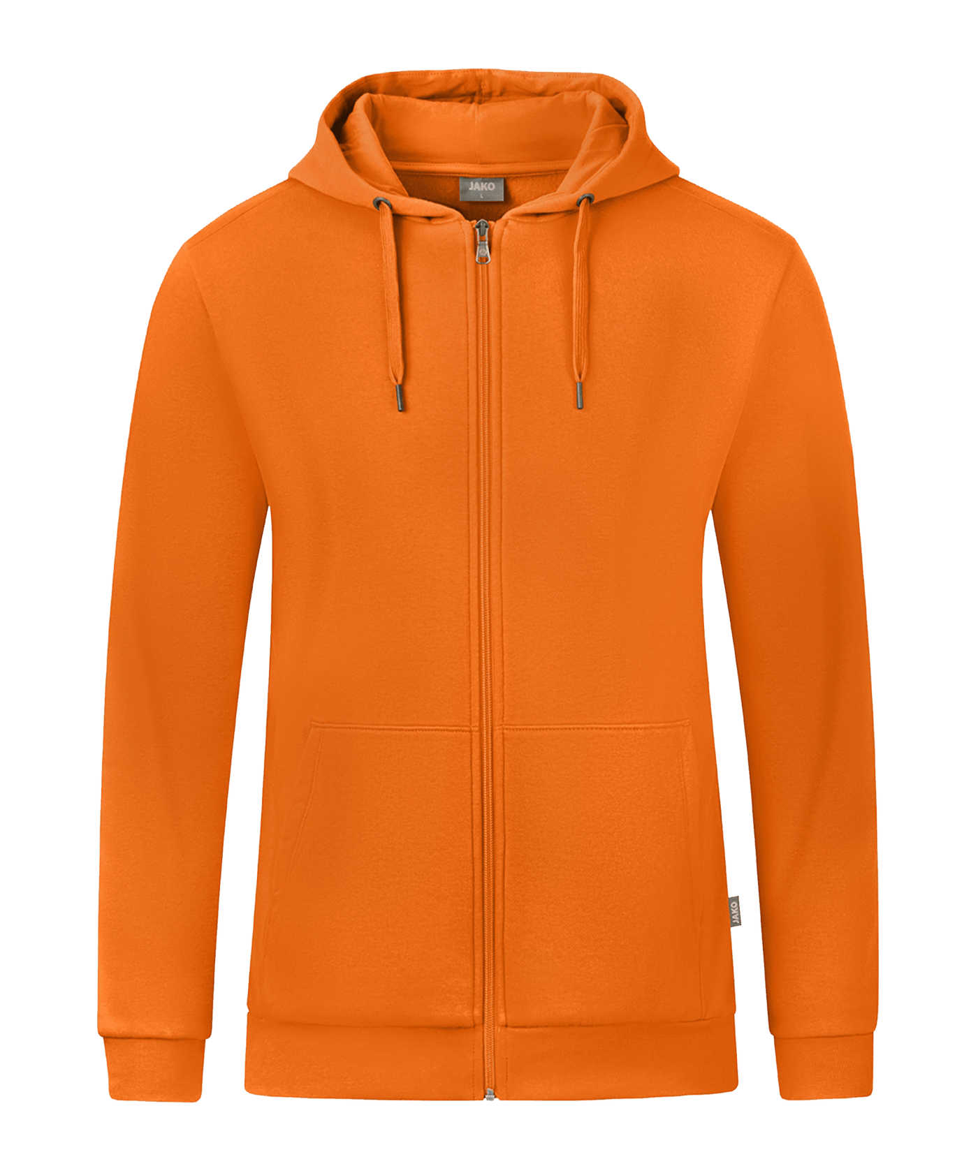 Jako Organic Kapuzenjacke Orange F360 - orange