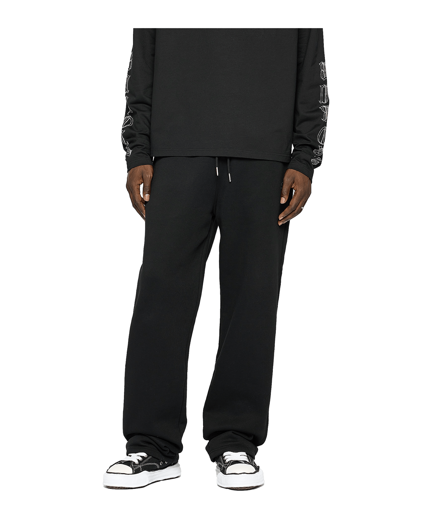 Burocs Basic Wide Jogginghose Schwarz - schwarz