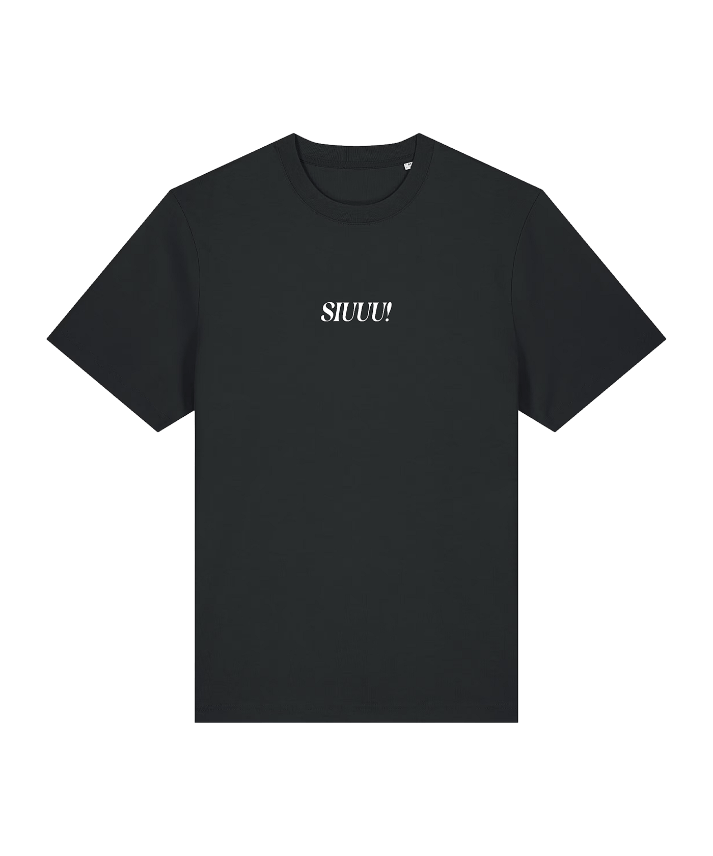 11teamsports Portugal "SIUUU!" T-Shirt WM 2026 Schwarz - schwarz