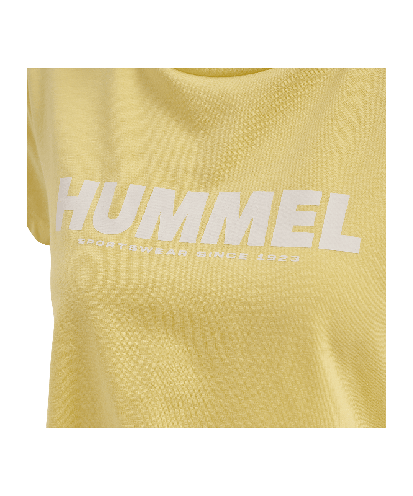 Hummel hmlLEGACY Cropped T-Shirt Damen Gelb F5081 - gelb