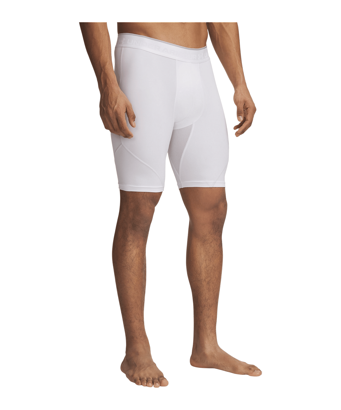 Under Armour HG Elite Long Short Weiß F100 - weiss